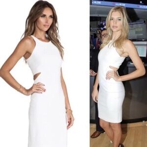 Elizabeth and James Woman’s White Cutout Dress Size 2